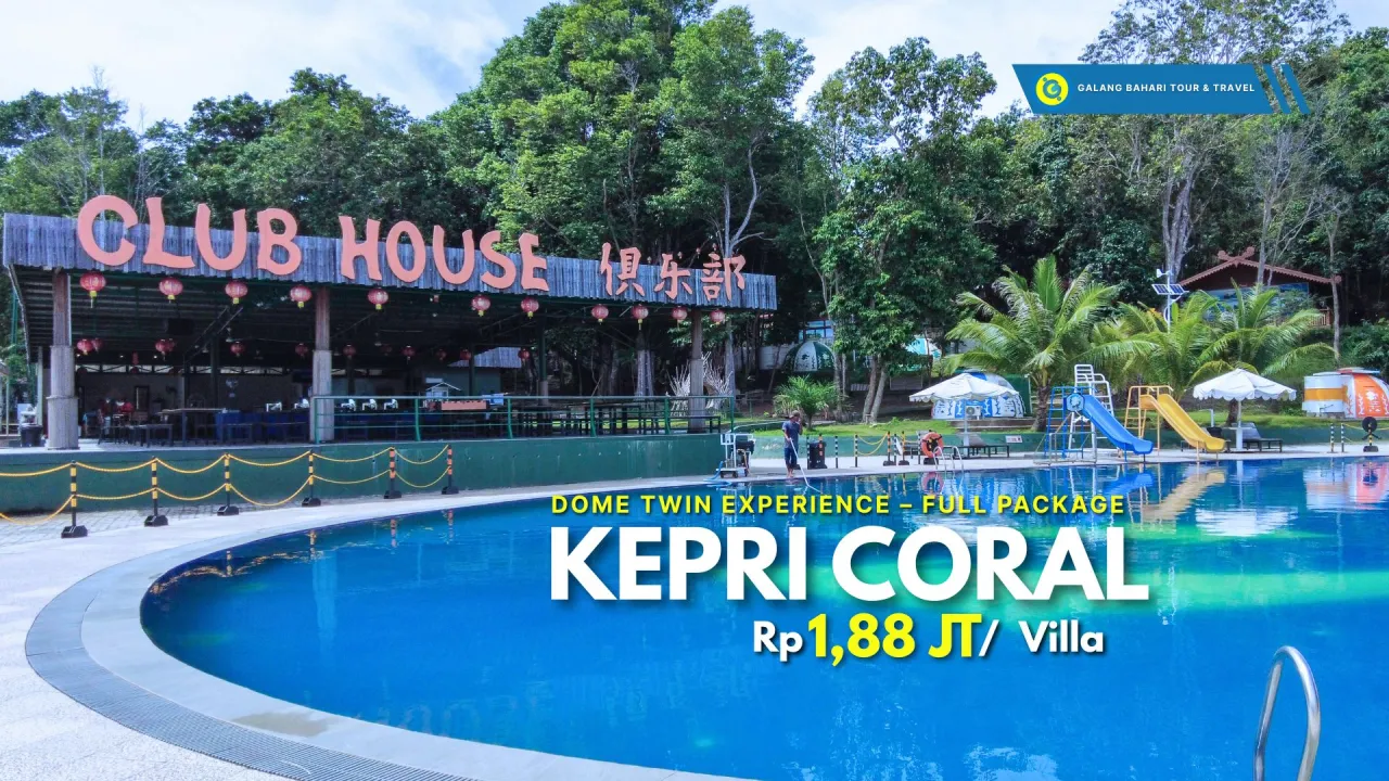 Kepri Coral 2D1N: Dome Twin Full Package