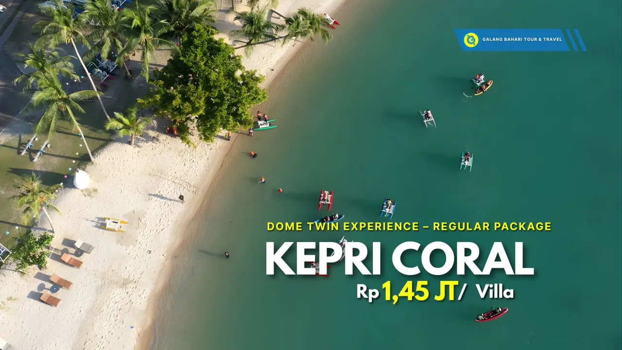 Kepri Coral 2D1N: Dome Twin Regular