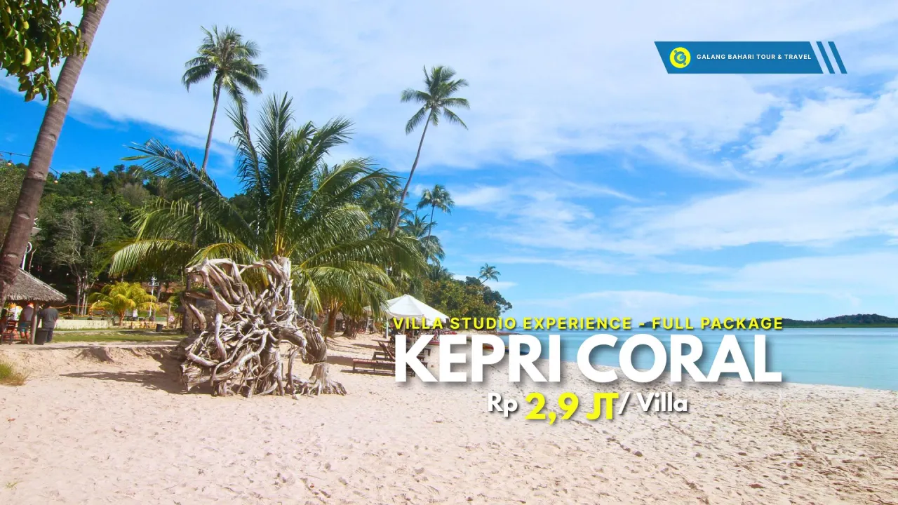 Kepri Coral 2D1N: Village Studio Full Package
